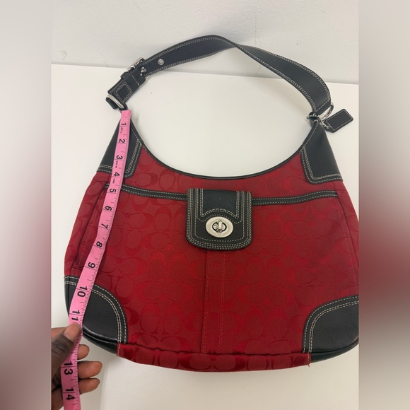 Vintage Coach Signature Hampton Hobo shoulder bag - Picture 6 of 13